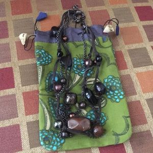 Chico’s Brown and Black Necklace